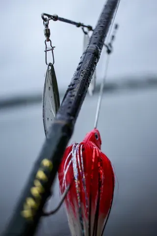 Savage Gear Da Bush Spinnerbait 21cm 55g Red Head Silver