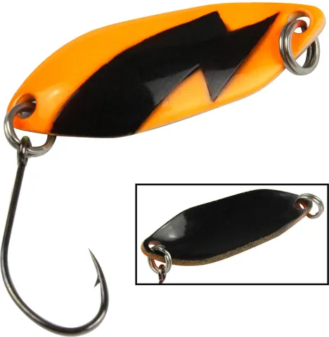 FTM Spoon Spark 2.9cm 2.5g Orange/Schwarz Mit Blitz