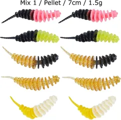 Balzer Trout Collector Forellenwürmer 7cm Mix 1 Pellet