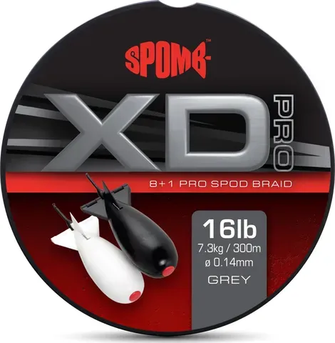 Spomb XD Pro Braid 0.14mm 7.3kg 300m Grey