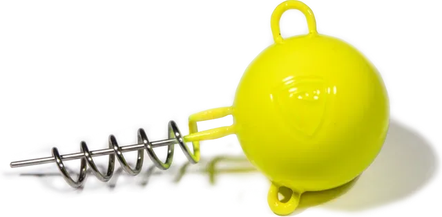 Fox Rage Pelagic Screws Bulk Jig Heads 70g 15pcs UV Yellow Corkscrew