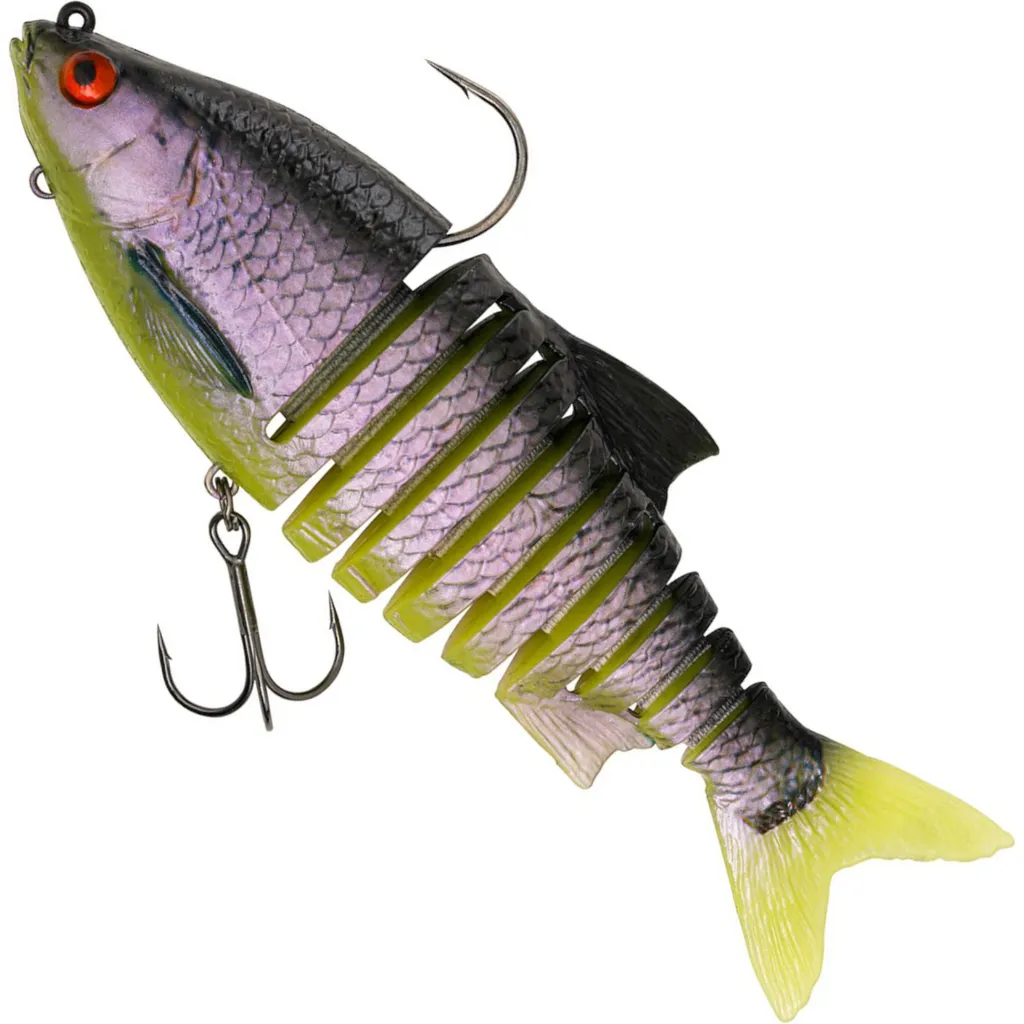 Westin Ricky The Roach Multi Jointed R2F Gummifische 18cm 83g Ghost UV Roach Sinking