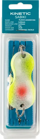 Kinetic Sabiki Plaice Leader Fertigvorfächer 120g #1/0 Bad Oyster