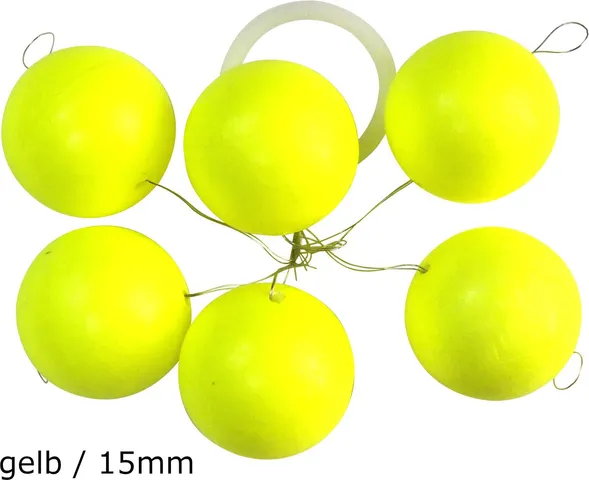 FTM Trout Piloten rund 15mm Yellow