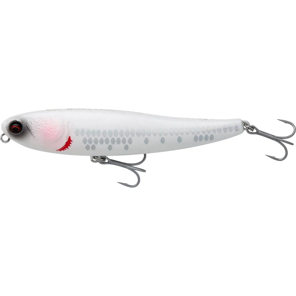 Savage Gear Bullet Mullet Oberflächenköder 10cm 17.3g Illusion White