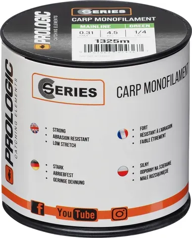 Prologic C-Series Mono 0.37mm 6.8kg 925m Clear