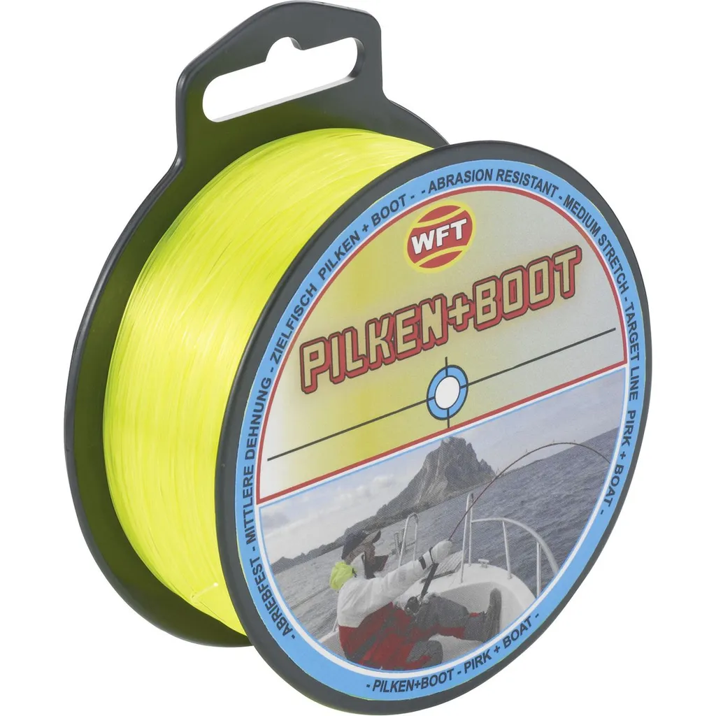 WFT Zielfisch Pilken & Boot Monofile Angelschnur 0.5mm 18kg 200m
