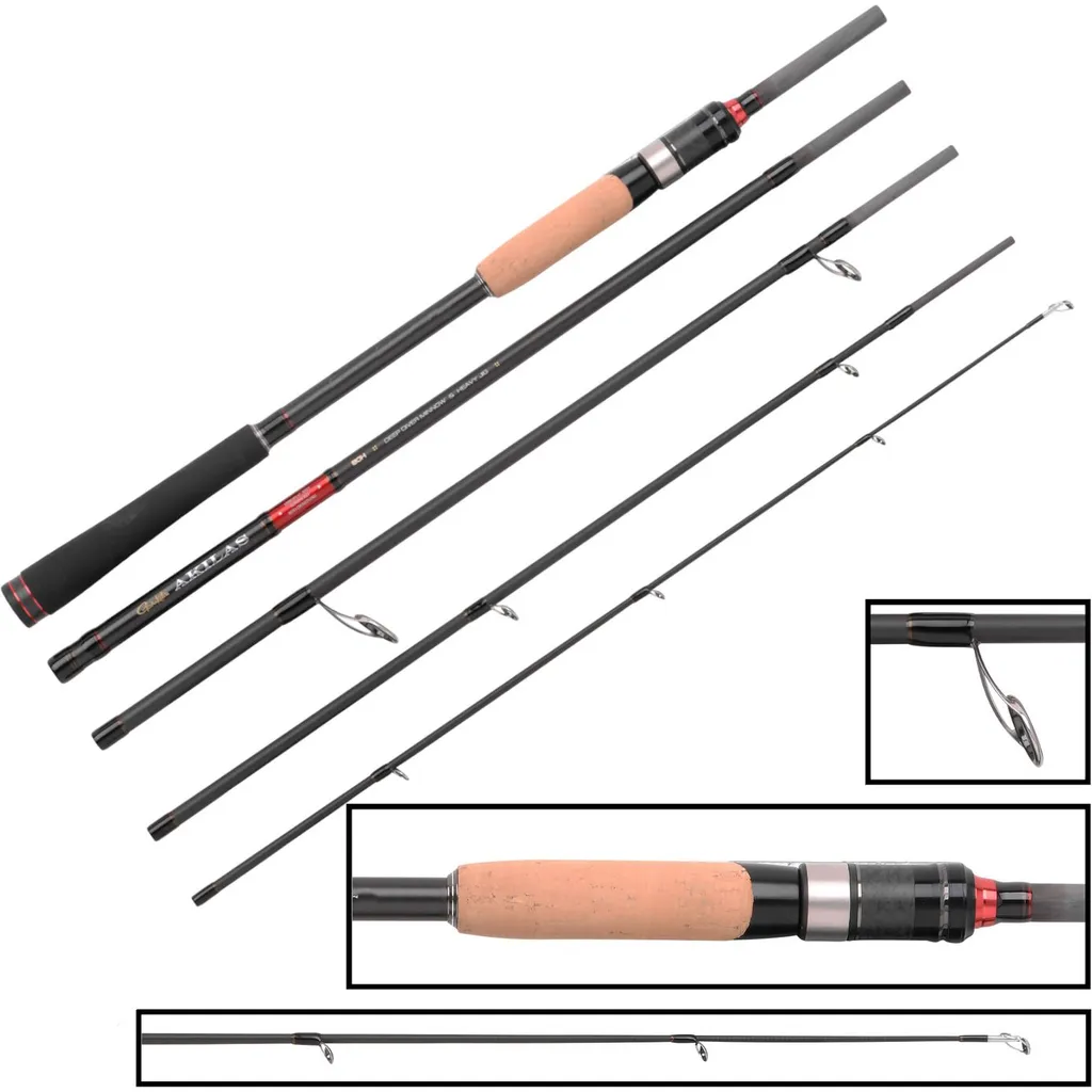 Gamakatsu 80H Deep Diver Minnow & Heavy Jig Spinnrute 2.4m 10–45g 5pc