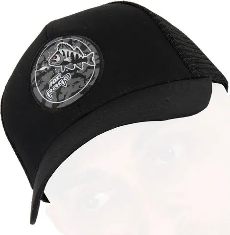 Fox Rage Limited Edition Black Perch Trucker Cap One Size Black