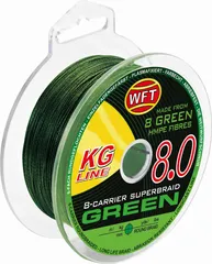 WFT KG 8 Geflochtene Schnur 0.08mm 9kg 150m Grün