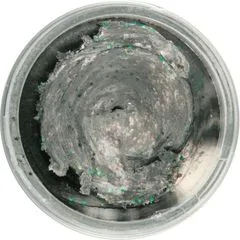 Berkley PowerBait Glitter Forellenteig Schwarz/Weiß 50g