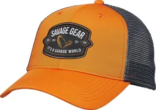 Savage Gear Badge Trucker Cap One Size Orange