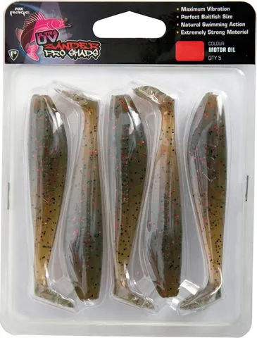 Fox Rage Ultra UV Zander Pro Shad 12g 7.5cm Motor Oil