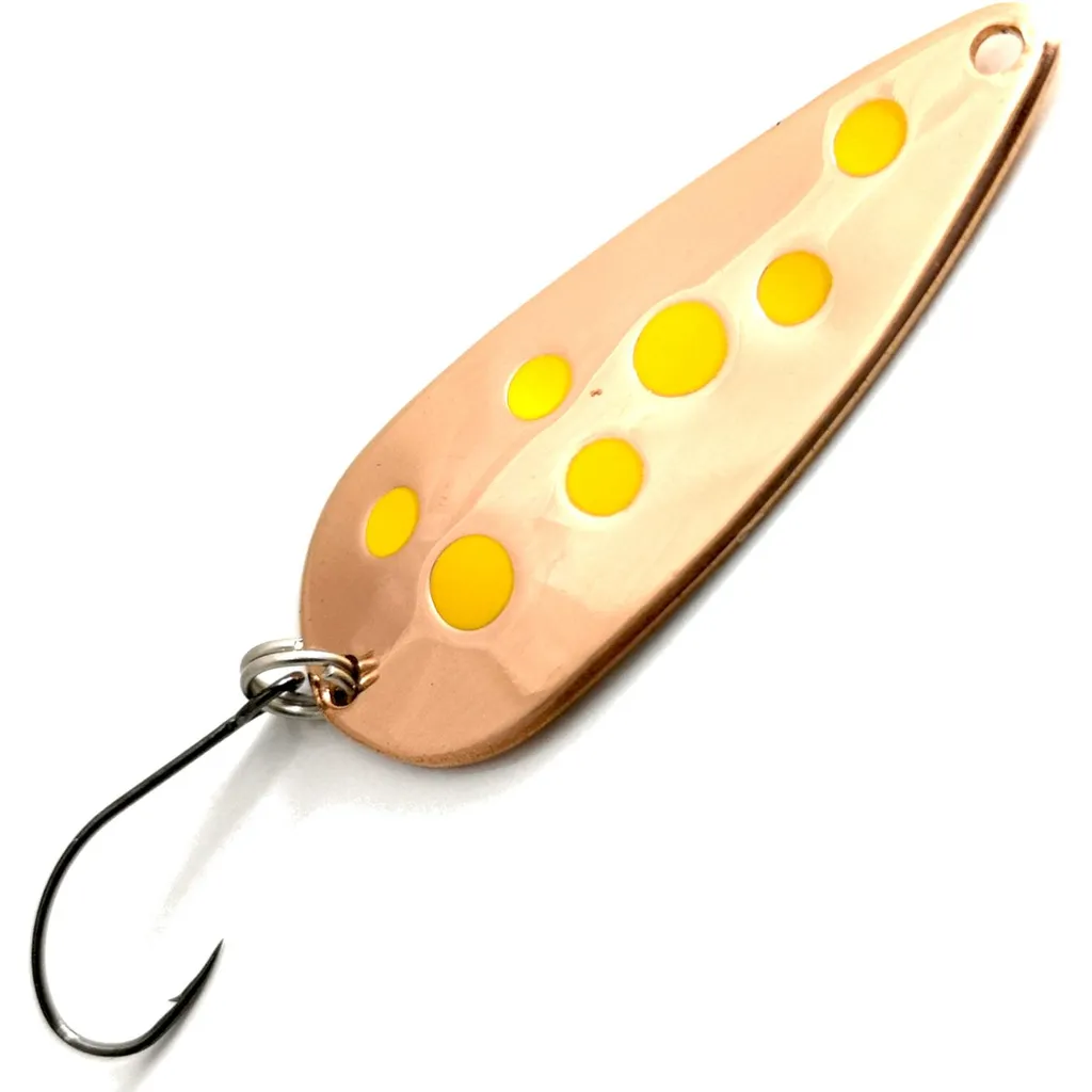Troutwerk Spoon 4cm 5g Kupferfarben/Gelbe Punkte