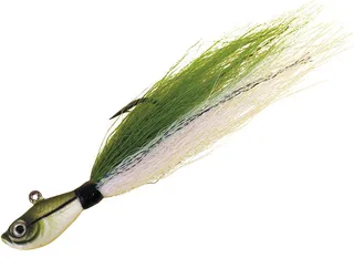 Spro Bucktail Jig 57g Sand Eel Green Single Hook Shaped Head