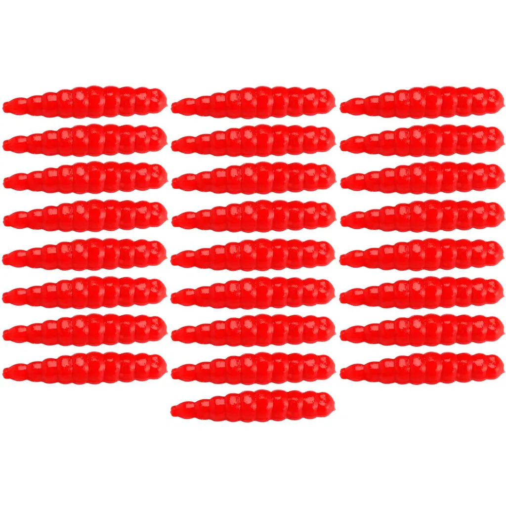 Berkley Gulp Alive Honey Worm Gummiköder 3cm Red 25pc