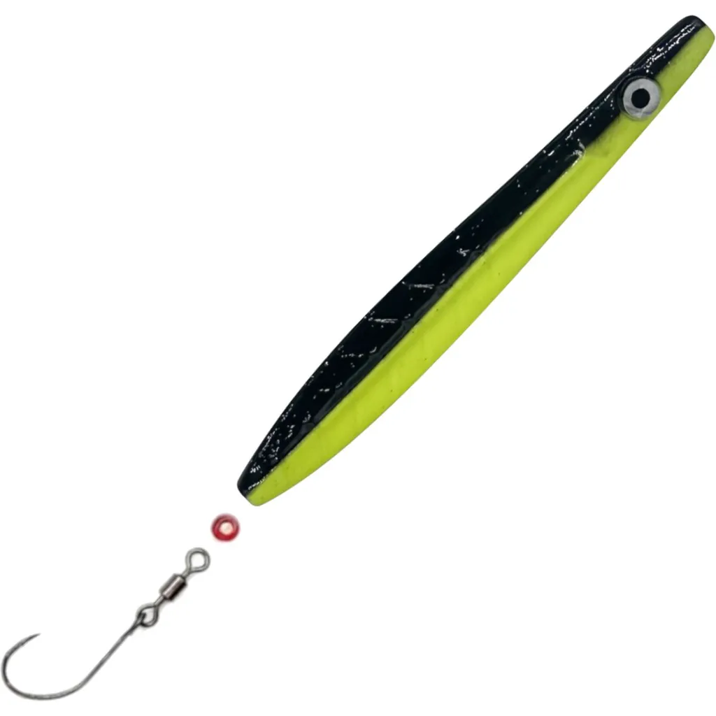 Troutwerk ParaLAXX Meerforellenblinker 5g 6,5cm Schwarz Gelb