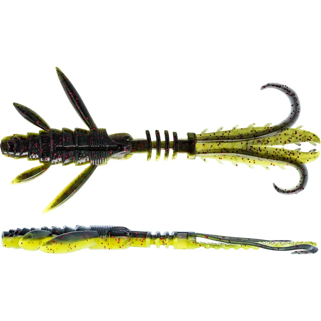 Westin CreCraw Ripplr Creaturebait 9.5cm 4g Black/Chartreuse