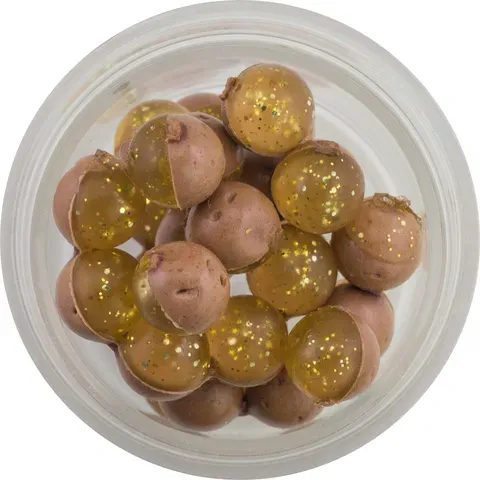 Berkley PowerBait Power Clear Eggs Floating 14g 12pc Clear Gold Natural