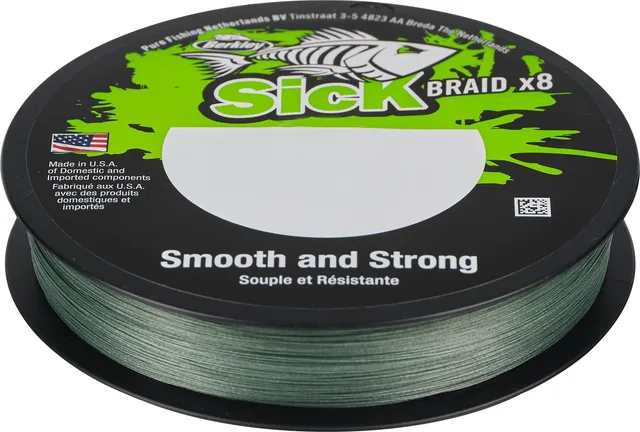Berkley Sick Braid Braided Lines 0.12mm 11.2kg Red