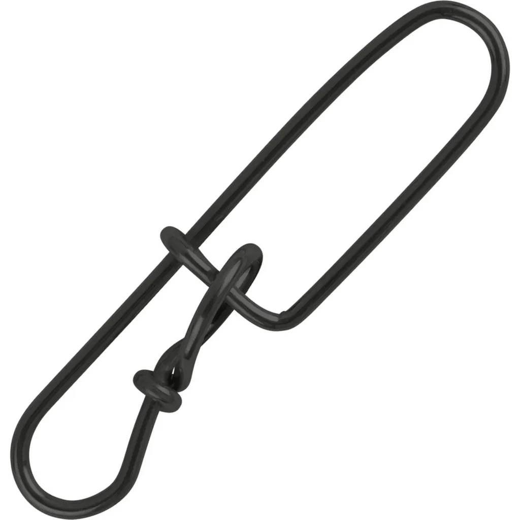 Spro Matt Black Double Insurance Lock Snap #1 15kg
