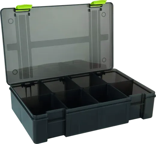 Matrix Storage Box Tackle Box 8 Compartments 356 x 220 x 80mm Deep PP