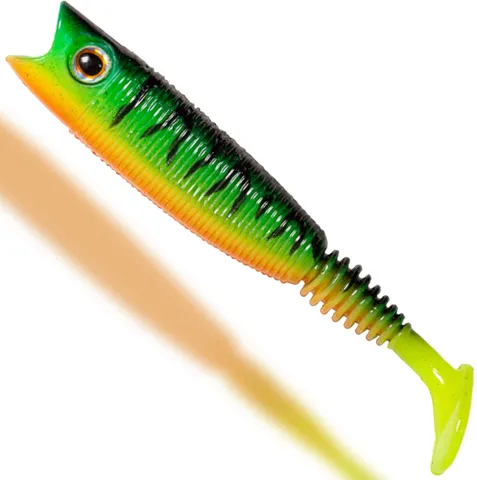 Quantum Wackelarsch Gummiköder 9cm 6g Feuertiger