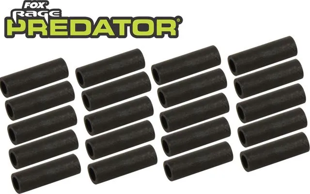 Fox Rage Predator Crimps 18kg 20pcs Black Nickel