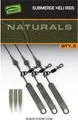 Fox EDGES Naturals Submerge Heli Rig Leaders 18kg 75cm 3pcs