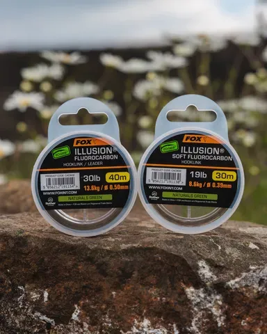 Fox Edges Illusion Fluorocarbon 0.40mm 9.1kg 40m Naturals Green