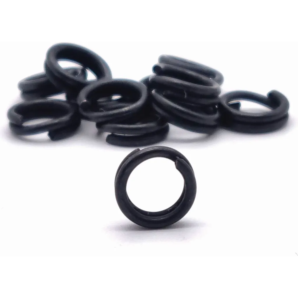 Predax Rosco Sprengringe schwarz - Splitringe 8.2mm 36kg