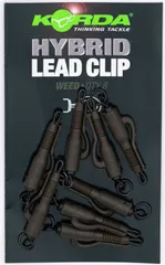 Korda QC Hybrid Lead Clip Weed/Silt 8pc