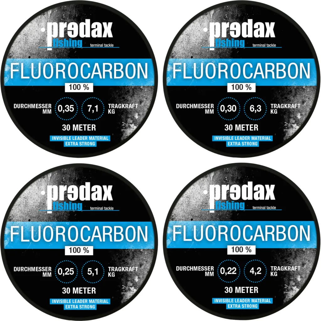 Predax Fluorocarbon Schnur 0.22–0.35mm 4.2–7.1kg 30m