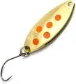 Troutwerk Spoon 2.5g 3.3cm Goldfarben Orangene Punkte