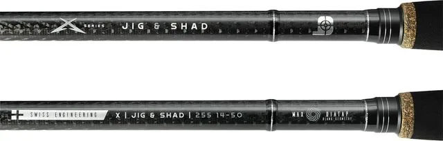 Bullseye X-Series Jig&Shad Spinning Rod 255 14–50g X-Fast