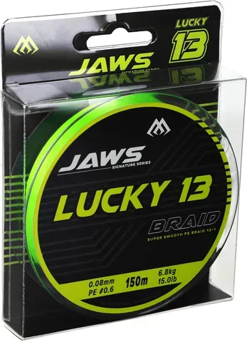 Mikado Jaws Lucky 13 - 0.2mm, 17kg, 150m, Fluo green