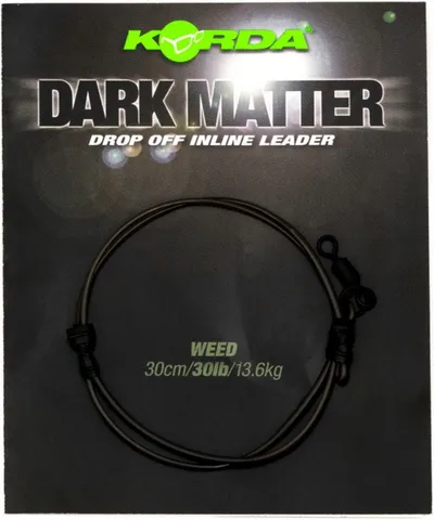 Korda Dark Matter Leader Drop Off Inline 30cm 30lb Weed
