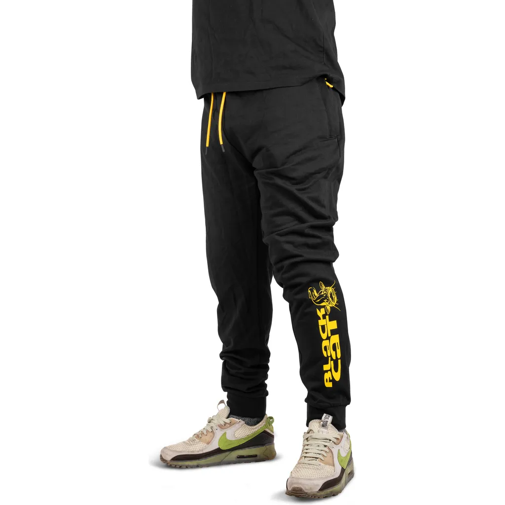 Black Cat Black Joggers Small