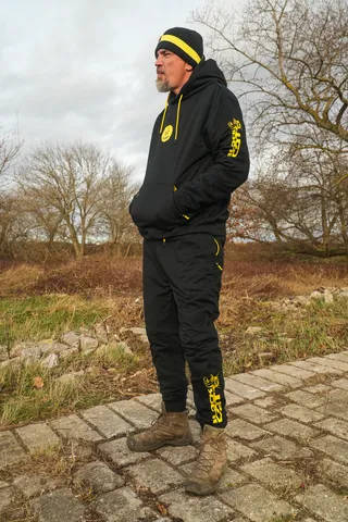 Black Cat Black Joggers Large