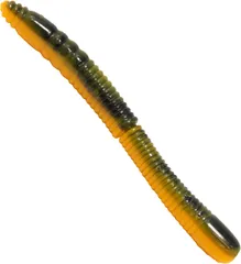 FTM Omura Baits Wurmy Käse Gummiköder 6.5cm 15.8g Schwarz / Ocker