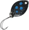 Troutwerk Spoon 0.8g 1.2cm Black/Blue Dots