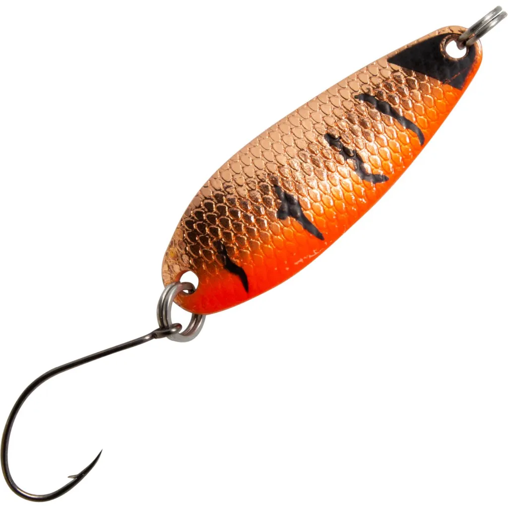 FTM Spoon Wheel Blinker 3.8cm 3.6g Kupfer Orange Schwarz