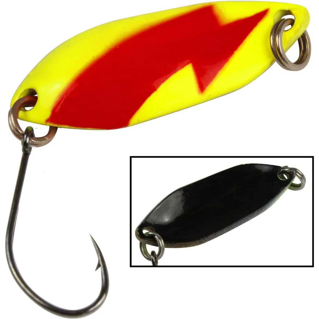 FTM Spoon Spark Forellenblinker 2.5g 2.9cm Gelb Schwarz