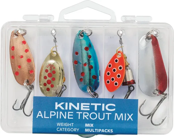 KINETIC ALPINE TROUT Köder-Set 163 5pc