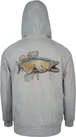 BKK Hoodie-Zander-Grey 100% Polyester