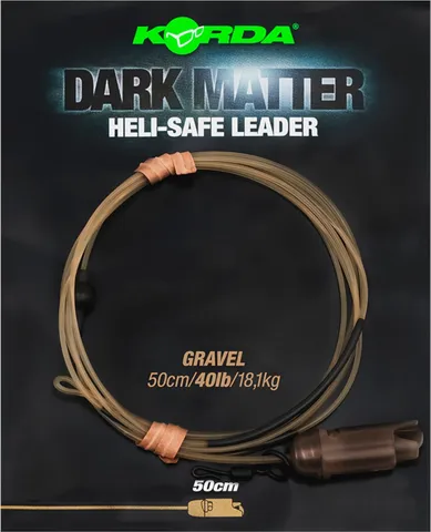 Korda Dark Matter Vorfach Heli Safe 50cm 18kg Gravel