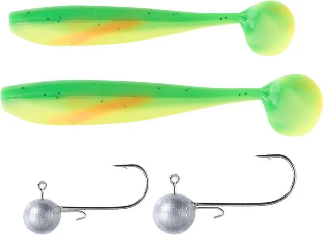 Balzer Shirasu Dorsch Gummi Set 12–15cm Paddle Tail Saltwater