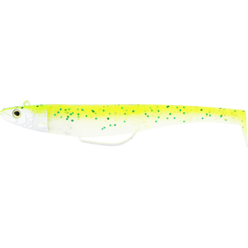 Westin Magic Minnow Weedless Jig Meeresköder 28g 12.5cm Sparkling Chartreuse