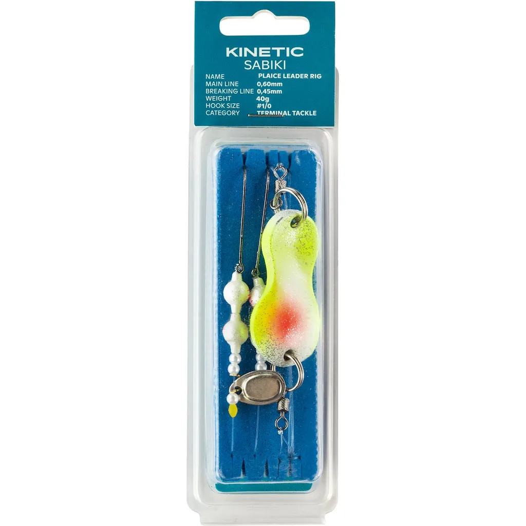 Kinetic Sabiki Plaice Leader Fertigvorfächer 80g #1/0 Bad Oyster