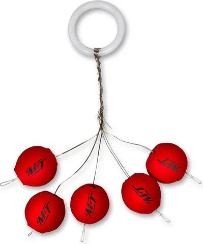 Quantum Magic Trout Standard Pilot Rund Pose 10mm EVA Neon Rot